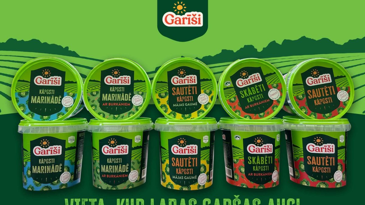 Garīši skābēti kāposti gardām ģimenes vakariņām